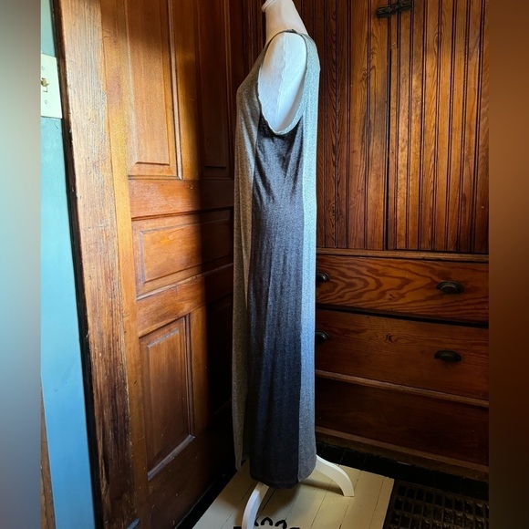 Current/Elliott The Perfect Muscle Tee Maxi Dress Size 3 Heather Gray Panel - Picture 3 of 8